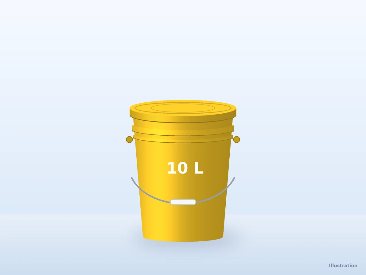 10 Litre Plastic Bucket with Lid — Bulk & wholesale