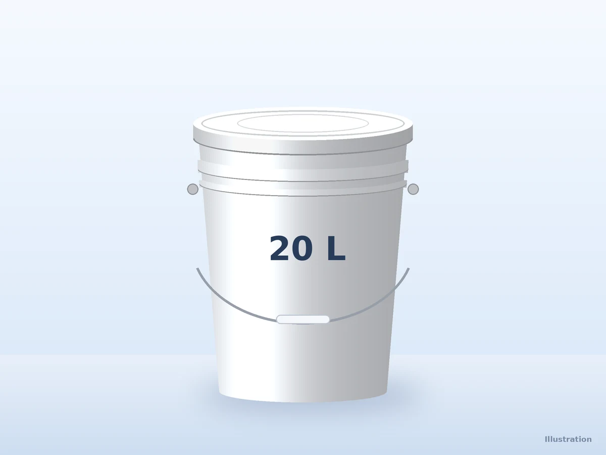 20 Litre Plastic Bucket with Lid — Bulk & wholesale
