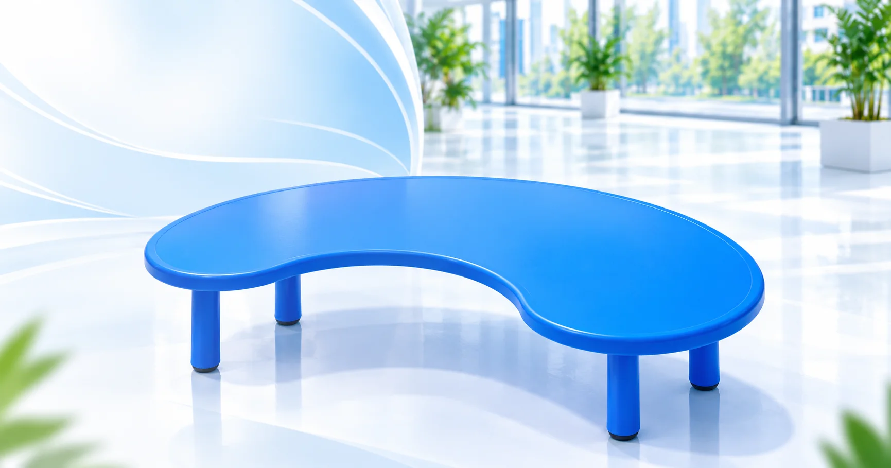Kidney-Shaped Kids Table — Bulk & wholesale